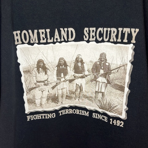 Vintage Homeland Security Natives Tshirt - Picture 3 of 5